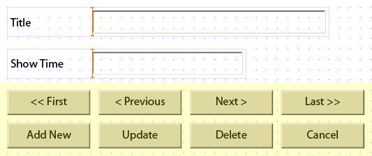 Data Connection Control Buttons