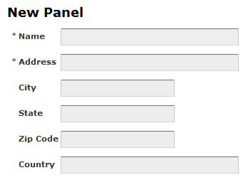 Asterisks on mandatory fields in Form Guide