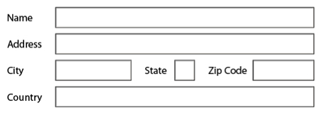 No asterisks by default on mandatory fields in the PDF